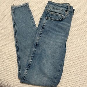 Free People Light Wash Skinny Jeans - We The Free